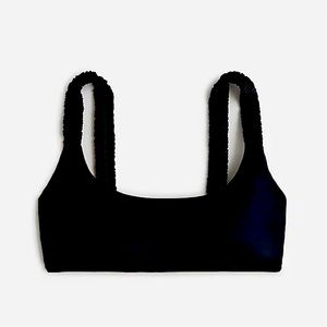 JCREW - L - Scrunchie-strap squareneck bikini top
